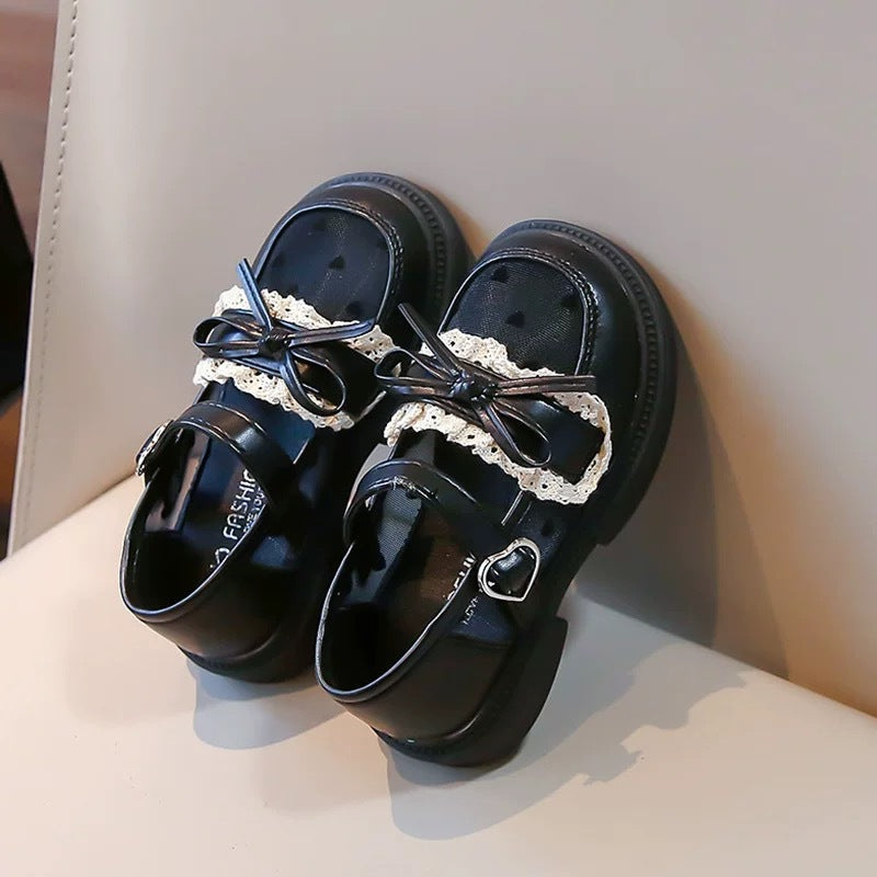 Girls Small Leather Shoes 2025 Spring New Style Girl Princess Shoes Breathable Children's Shoes Spring and Autumn Baby Shoes