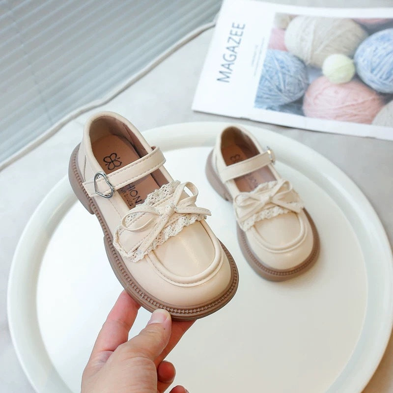 Girls Small Leather Shoes 2025 Spring New Style Girl Princess Shoes Breathable Children's Shoes Spring and Autumn Baby Shoes
