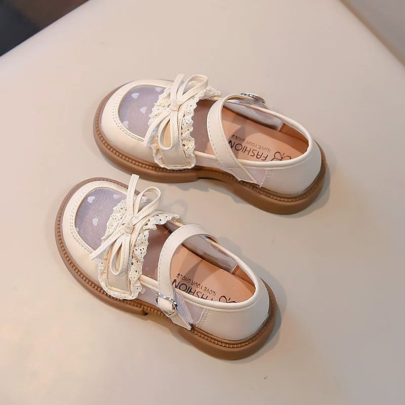 Girls Small Leather Shoes 2025 Spring New Style Girl Princess Shoes Breathable Children's Shoes Spring and Autumn Baby Shoes