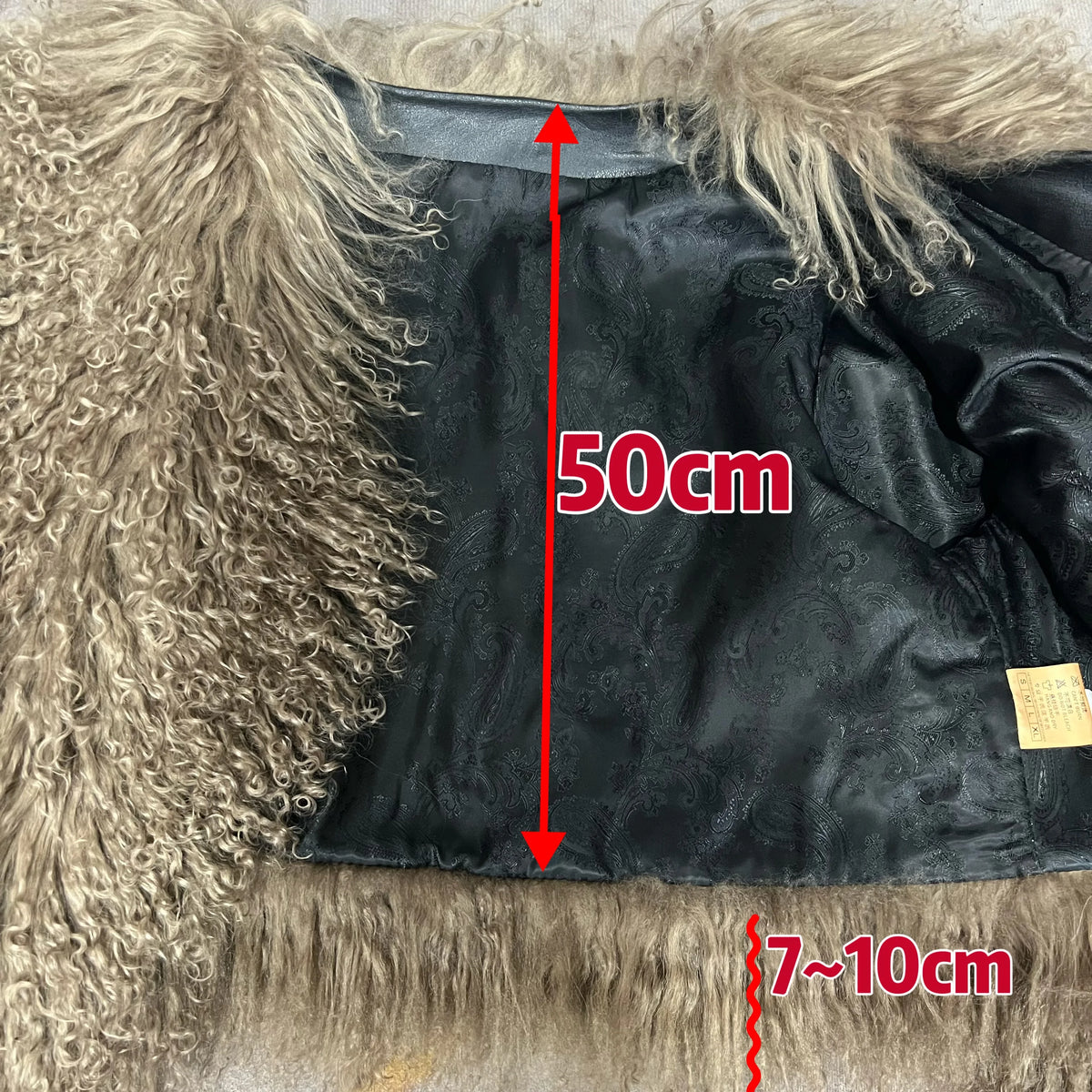 Aulande Mongolian Sheepskin Jacket Fashion Show Style Winter Outdoor Fur Coat New Arrival Genuine Leather Coat