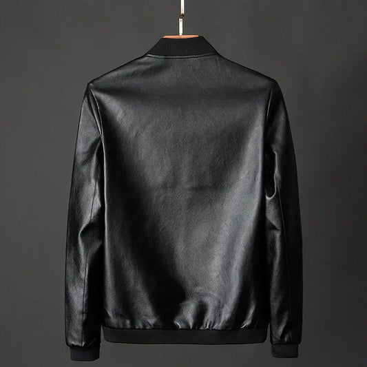 Men's Jackets Men's Spring Autumn Leather New Popular Korean Style Slimming Trends