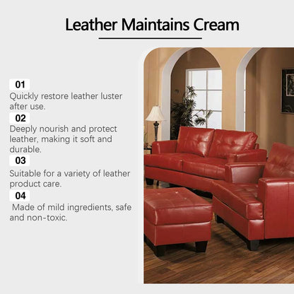 Jue Fish Leather Care Cream Furniture Leather Boots Coat Sofa Cleaning Care Polishing Leather Care Leather Maintains Cream
