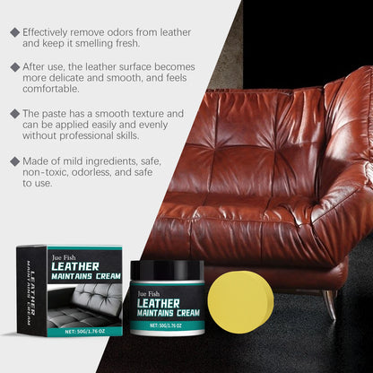 Jue Fish Leather Care Cream Furniture Leather Boots Coat Sofa Cleaning Care Polishing Leather Care Leather Maintains Cream