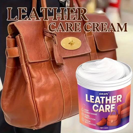 Leather Care Cream Maintain Furniture Shoes Car Interior Restoring Gloss Repair Cracked Nourishing Darken Leather Cream