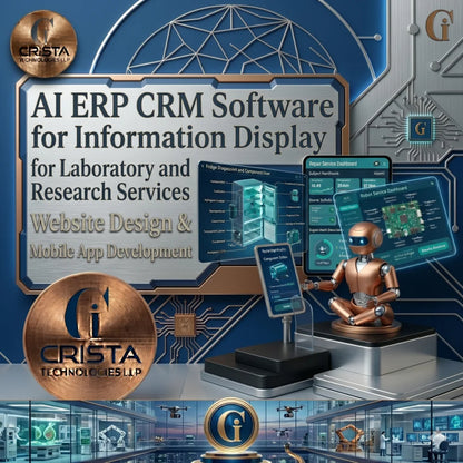 AI ERP CRM Software for Information Display for Laboratory and Research Services Website Design & Mobile App Development AI CRM