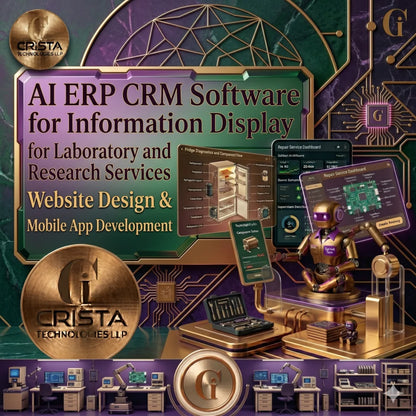 AI ERP CRM Software for Information Display for Laboratory and Research Services Website Design & Mobile App Development AI CRM
