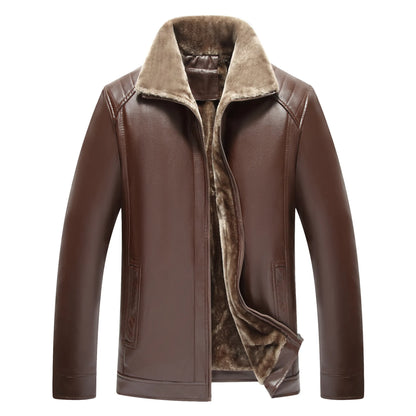 New Fur Integrated Men's Leather Jacket Manufacturer Leather