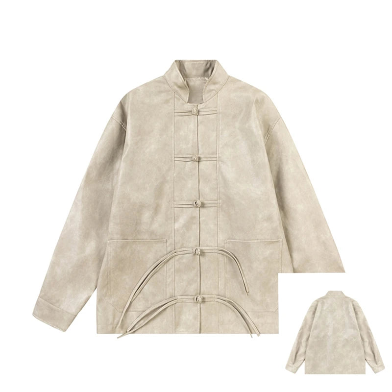 Women's Real Leather Jacket Sheepskin Coats 2024 Women New in Outerwears Chinese Style Authentic Genuine Leather Jacket Women