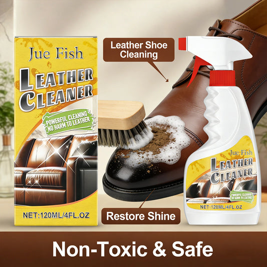 Leather Cleaner Deeply Penetrate Leather Pores Effectively Remove Oil Stains Soften Leather Brighten Leather Cleaning Care Agent